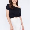 Oversized Casual Tee - Black