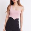Basic Crop Toga Top - Blush