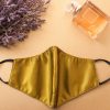Charmeuse Satin Face Mask - Olive