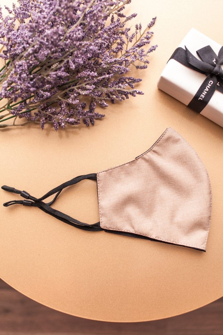 Cotton Face Mask - Beige - Image 5