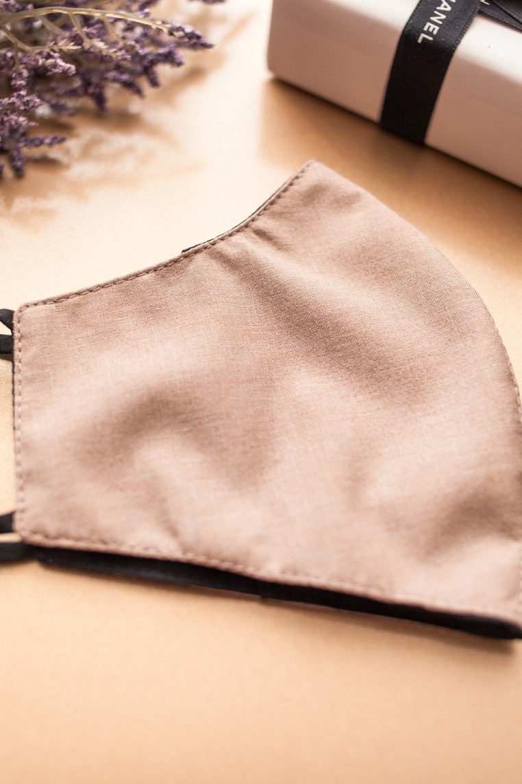 Cotton Face Mask - Beige - Image 7