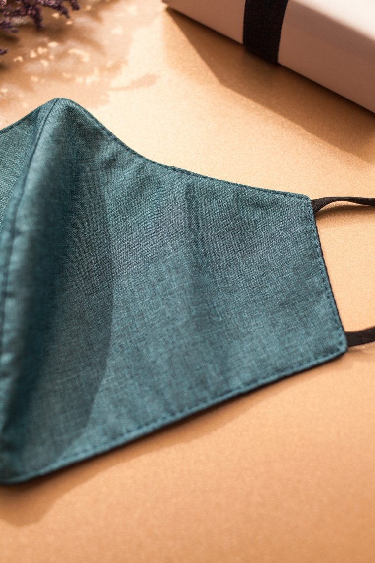 Cotton Face Mask - Green - Image 4