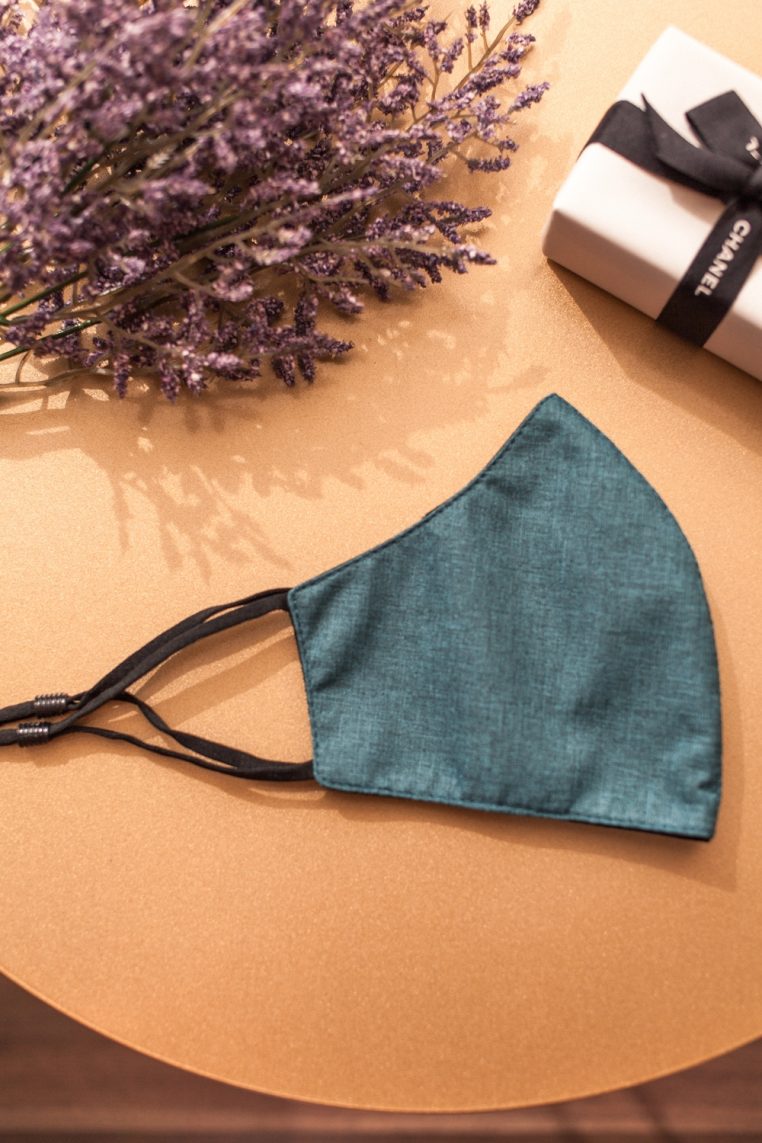 Cotton Face Mask - Green - Image 5