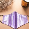 Charmeuse Satin Face Mask - Lavender