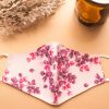 Blossom Print Face Mask – Blush
