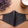 Denim Face Mask - Black