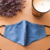 Denim Face Mask - Blue