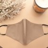 Viscose Basic Face Mask - Khaki