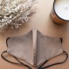 Head Loop Viscose Basic Face Mask - Khaki