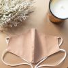 Head Loop Viscose Basic Face Mask - Tan