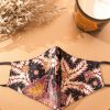 Wild Batik Print Face Mask - Black