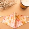 Tie Dye Floral Print Face Mask - Summer