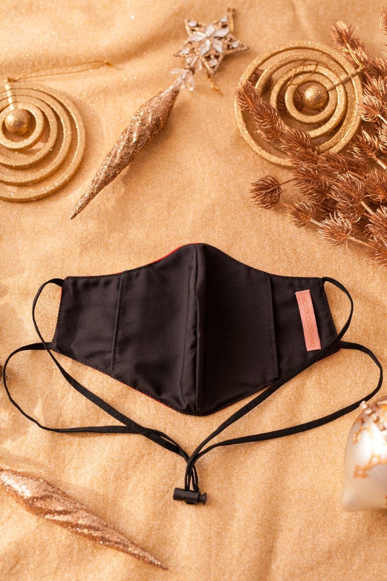 Head Loop Reindeer Print Face Mask - Image 5