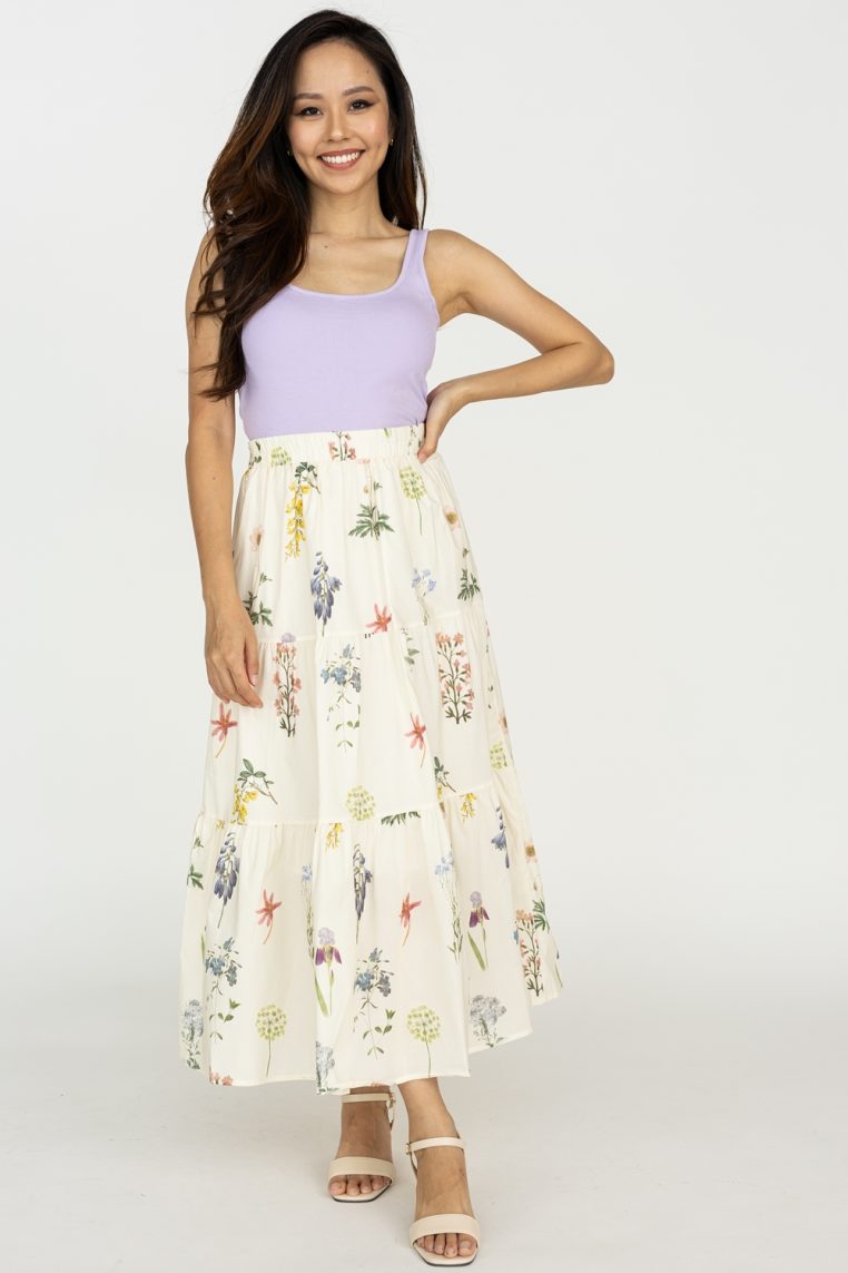 Basic Padded Crop Tank Top - Lilac - Image 3