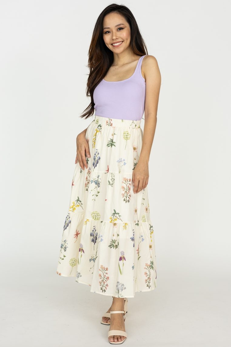 Basic Padded Crop Tank Top - Lilac - Image 5