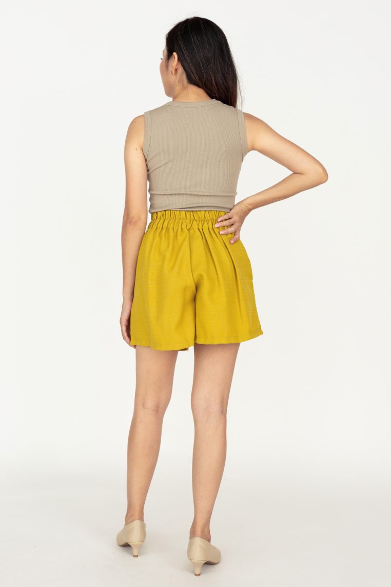 Thick Strap Padded Tank Top - Taupe - Image 5